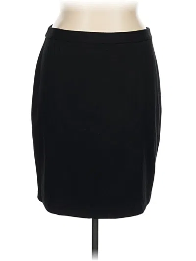 Pre-owned Talbots Formal Skirt In Black