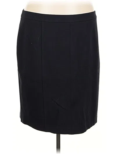 Pre-owned Talbots Formal Skirt In Black