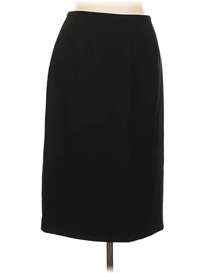 Pre-owned Talbots Formal Skirt In Black