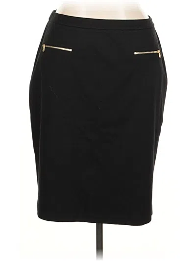 Pre-owned Talbots Formal Skirt In Black
