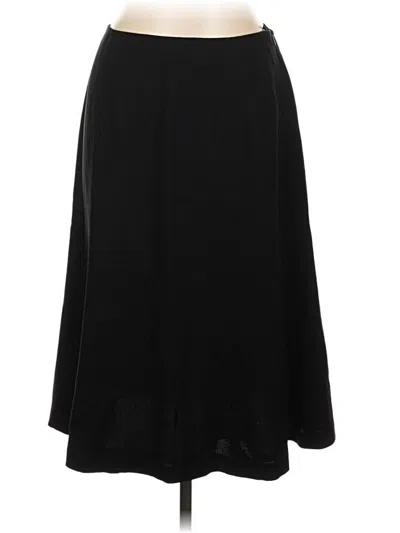 Pre-owned Talbots Formal Skirt In Black
