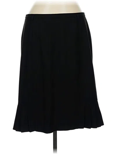 Pre-owned Talbots Formal Skirt In Black