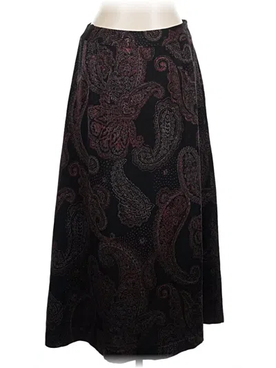 Pre-owned Talbots Formal Skirt In Black