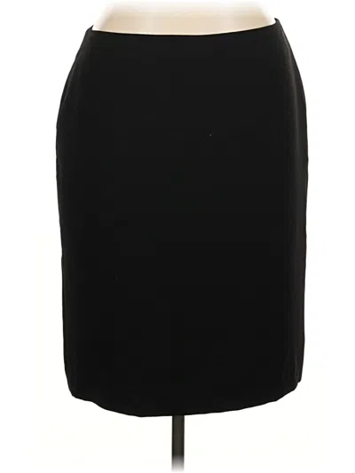 Pre-owned Talbots Formal Skirt In Black
