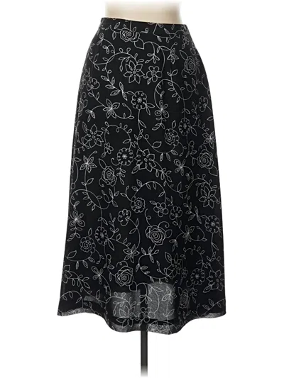 Pre-owned Talbots Formal Skirt In Black