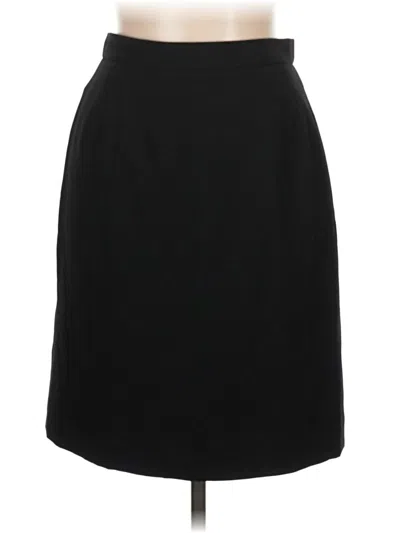 Pre-owned Talbots Formal Skirt In Black