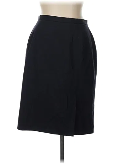 Pre-owned Talbots Formal Skirt In Black