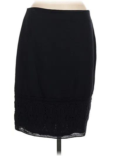 Pre-owned Talbots Formal Skirt In Black