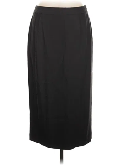 Pre-owned Talbots Formal Skirt In Black