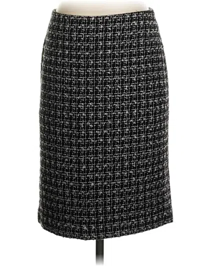 Pre-owned Talbots Formal Skirt In Black