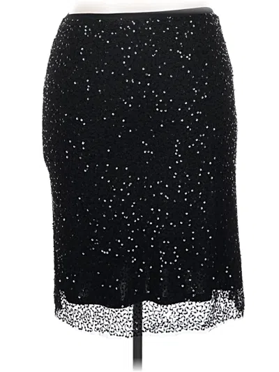 Pre-owned Talbots Formal Skirt In Black