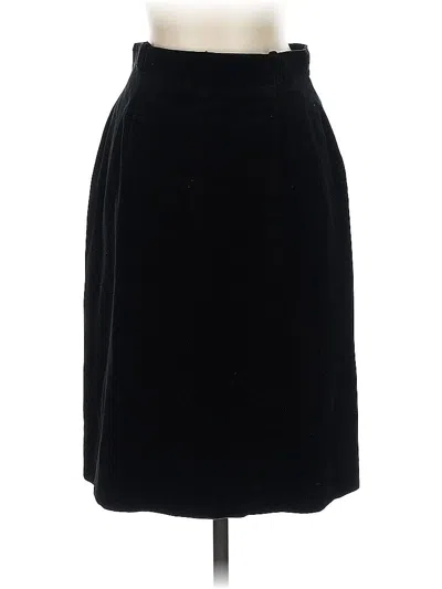 Pre-owned Talbots Formal Skirt In Black