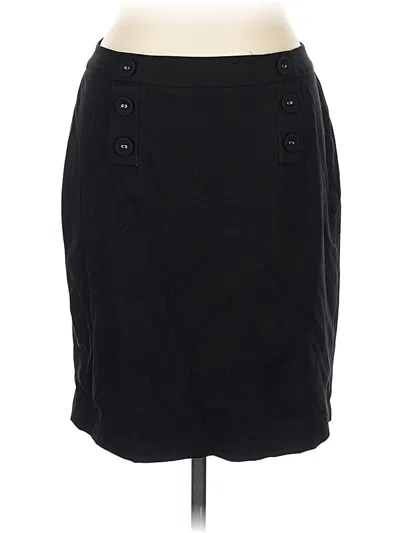 Pre-owned Talbots Formal Skirt In Black