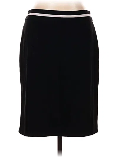 Pre-owned Talbots Formal Skirt In Black