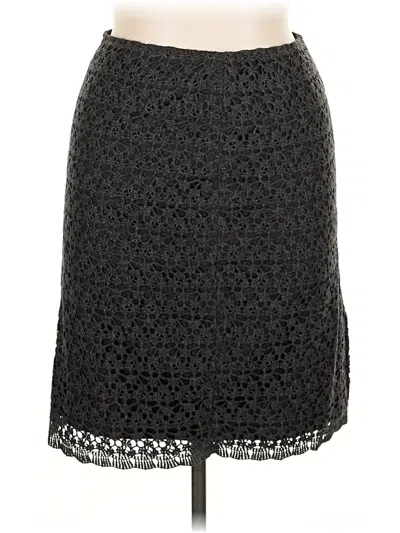 Pre-owned Talbots Formal Skirt In Black