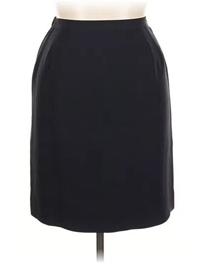 Pre-owned Talbots Formal Skirt In Black
