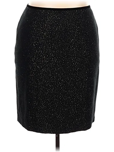 Pre-owned Talbots Formal Skirt In Black