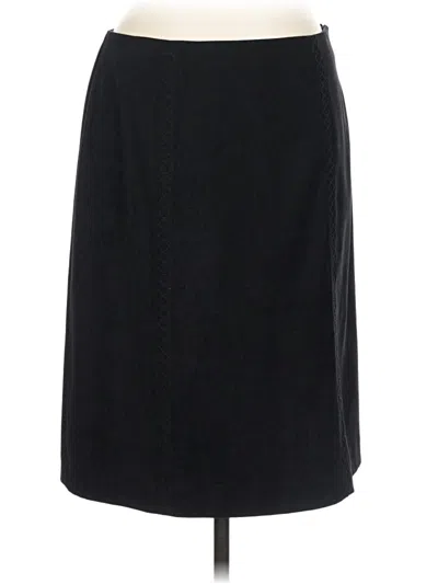 Pre-owned Talbots Formal Skirt In Black