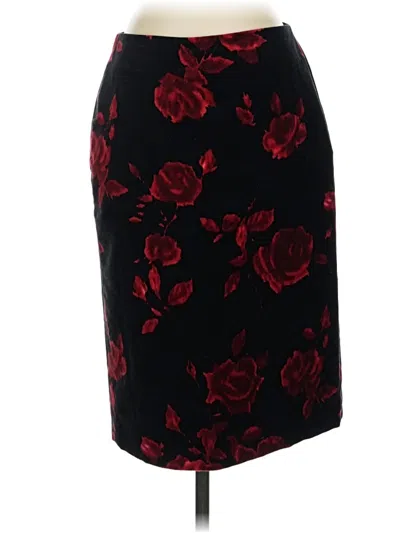 Pre-owned Talbots Formal Skirt In Black