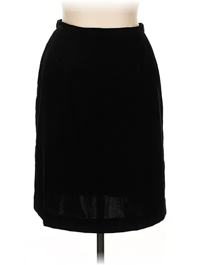 Pre-owned Talbots Formal Skirt In Black