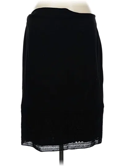 Pre-owned Talbots Formal Skirt In Black