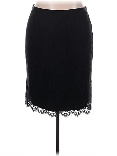 Pre-owned Talbots Formal Skirt In Black