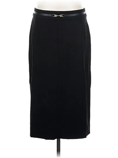 Pre-owned Talbots Formal Skirt In Black