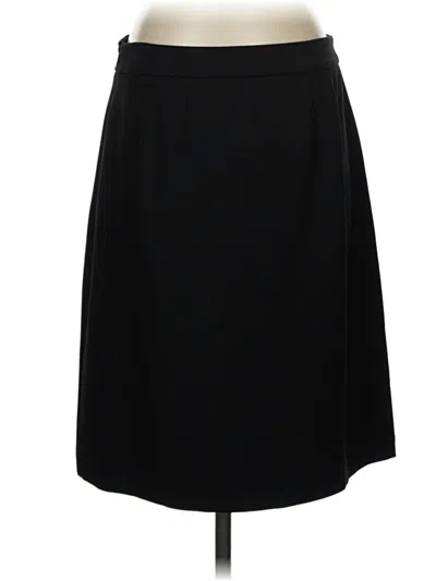 Pre-owned Talbots Formal Skirt In Black