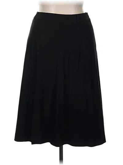 Pre-owned Talbots Formal Skirt In Black
