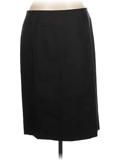 Pre-owned Talbots Formal Skirt In Black