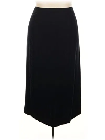 Pre-owned Talbots Formal Skirt In Black