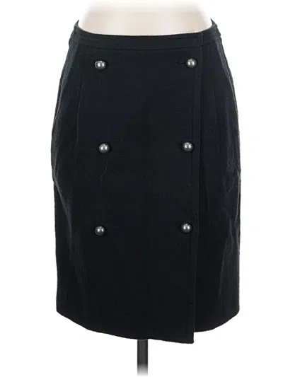 Pre-owned Talbots Formal Skirt In Black