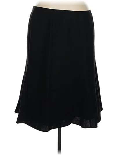 Pre-owned Talbots Formal Skirt In Black