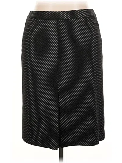 Pre-owned Talbots Formal Skirt In Black