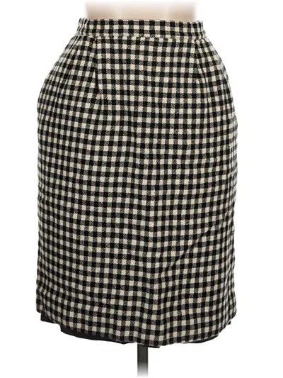 Pre-owned Talbots Formal Skirt In Black