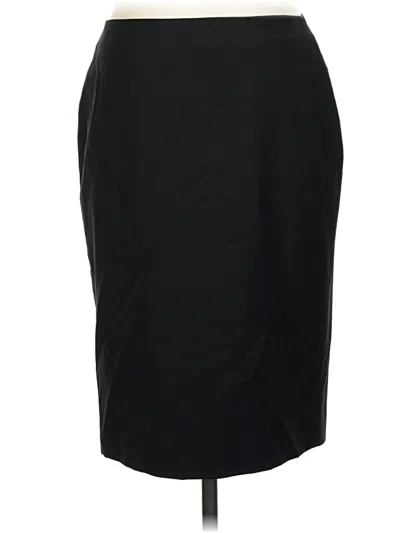 Pre-owned Talbots Formal Skirt In Black