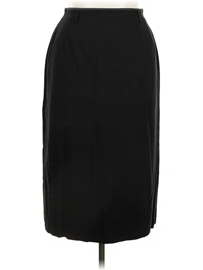 Pre-owned Talbots Formal Skirt In Black