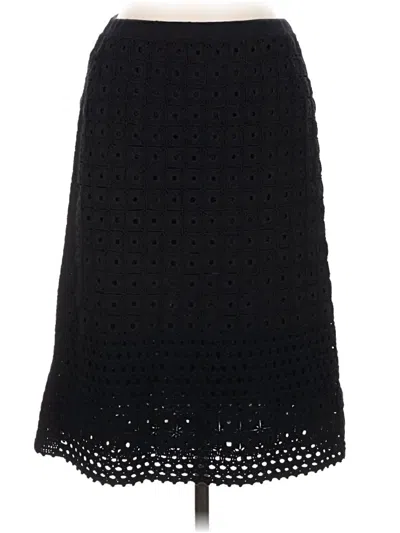 Pre-owned Talbots Formal Skirt In Black