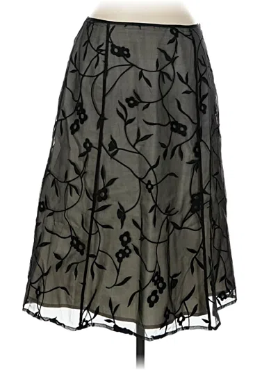 Pre-owned Talbots Formal Skirt In Black