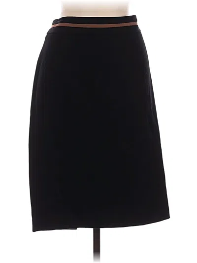Pre-owned Talbots Formal Skirt In Black