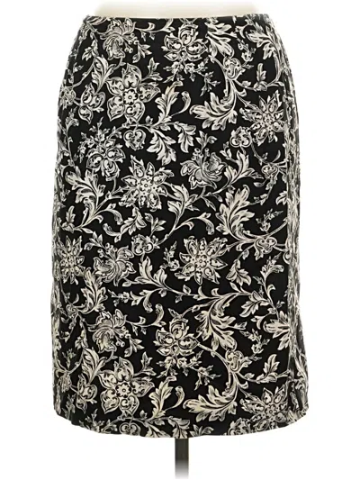 Pre-owned Talbots Formal Skirt In Black