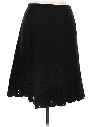 Pre-owned Talbots Formal Skirt In Black