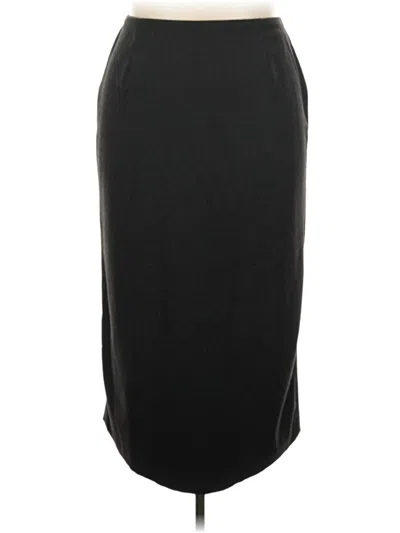 Pre-owned Talbots Formal Skirt In Black