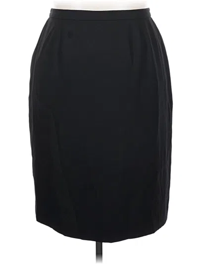 Pre-owned Talbots Formal Skirt In Black