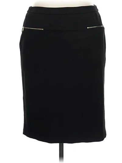Pre-owned Talbots Formal Skirt In Black