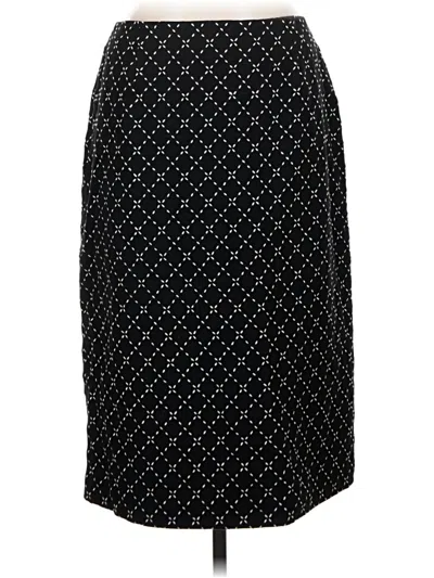 Pre-owned Talbots Formal Skirt In Black