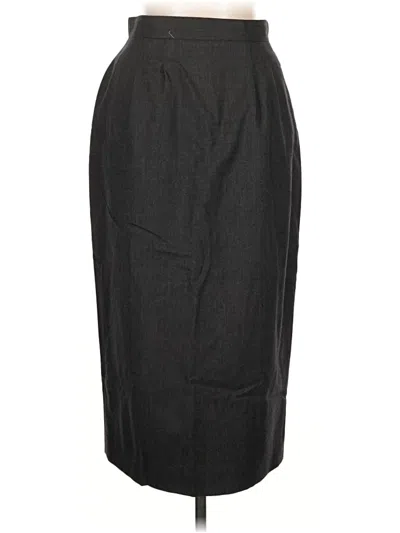 Pre-owned Talbots Formal Skirt In Black