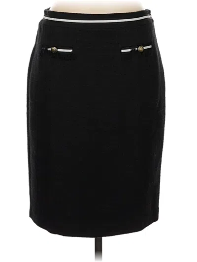 Pre-owned Talbots Formal Skirt In Black