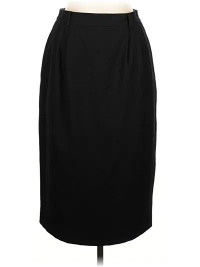 Pre-owned Talbots Formal Skirt In Black