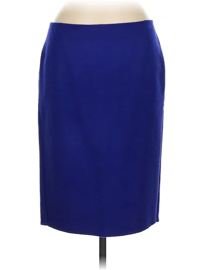 Pre-owned Talbots Formal Skirt In Blue